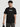 Men Black Regular Fit Applique Embroidery Tshirt