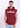 Men Maroon Graphic Printed Sleeveless Hoodie with kangaroo pocket