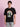 Men Oversize Fit Black Halloween Graphic Printed T-Shirt