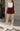 Women Maroon Textured Shorts with Side-snap Detailing