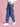 Women Blue Solid Barrel Fit Denim Jeans