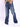Men Blue Light Fade Bootcut Jeans