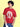 Men Red Grapic Print Oversize T Shirt