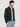 Men Relax fit Charcoal Cotton lycra Denim jacket with front zipper