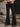 Men Black Boot-Cut Solid Jeans