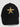Men black embroidery cap