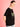 Women Black Graphic Oversized T Shirt