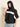 Men Black Half-Sleeve Hooded Stripe Accents Shirt