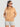 Women Solid Camel Kangaroo Pocket Hoodie