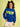 Women Over Size Royal Blue Sweatshirts