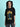 Women Oversize Fit Black Pub Fiction Puff Print T-Shirt