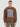 Men Crew Neck Drop Shoulder Graphic Printed Brown Sweatshirt