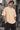 Men Beige Solid Oversize T Shirt