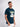 Men Teal Puff Print Cotton T Shirt