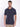 Men Navy Structured Knit Polo Tshirt