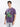 Men Purple Acid-Wash Graphic Regular Fit T-shirt