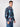 Men Blue/Red Abstract Print  Shirt