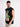 Men Black Sleeveless Graphic Oversized T Shirt