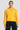 Women Mustard Relax Fit Kangroo Pocket Graphic Printed Hoodie