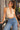 Women Cream Adjustable Halter Neck Top
