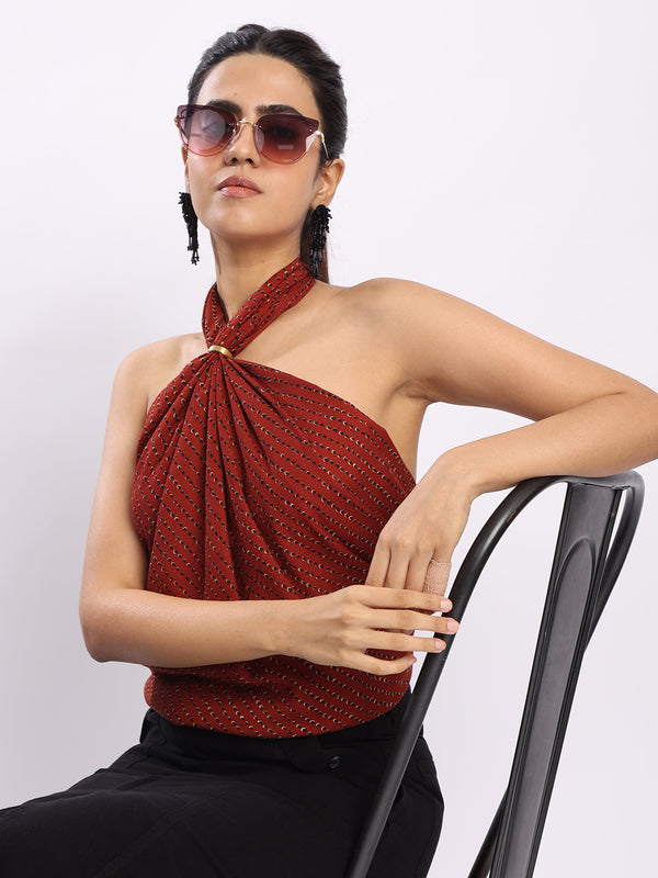 Women Handkerchief style Mutipurpose Top