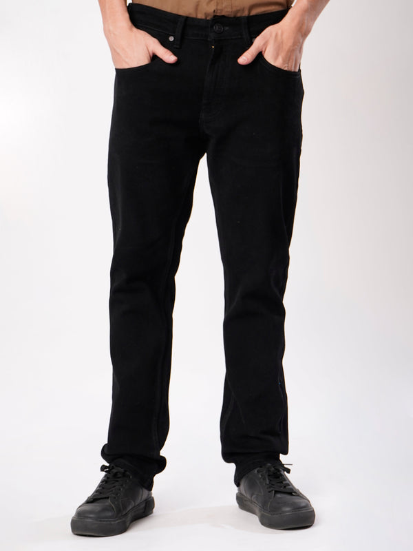 Men Black Stretchable Jeans