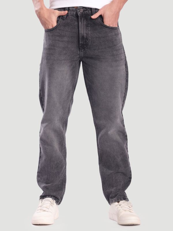 Men Black Regular Fit Jeans