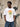 Men White Typography Printed Oversized T-Shirt