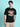 Men Oversize Fit Black Halloween Beautiful Night Mare Printed Tee