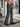Men Grey Bootcut Heavy Washed Jeans