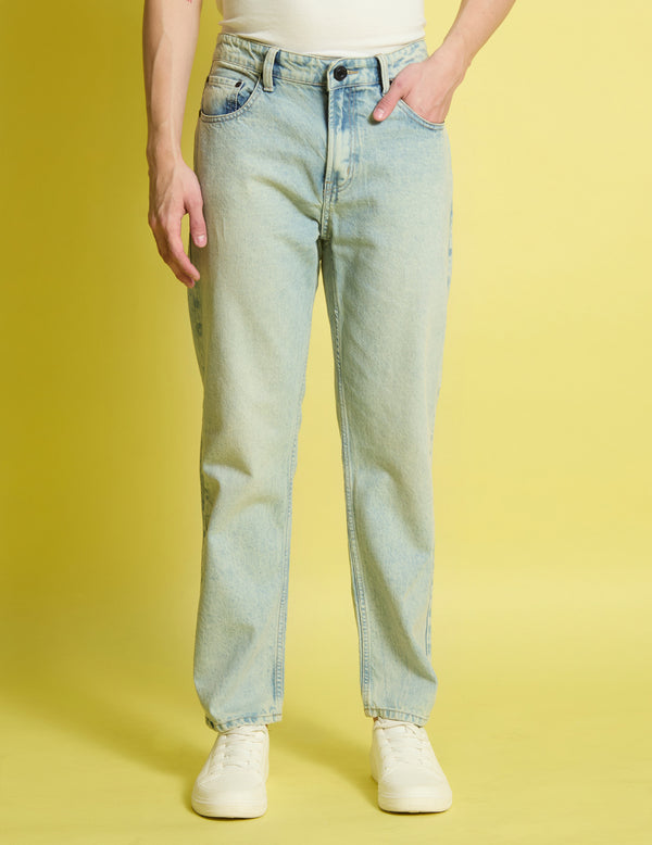 Men Relaxed Heavy Fade Jeans