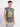 Men Grey Acid Wash Sleeveless Graphic Oversize T Shirt