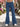 Men Blue Boot Cut Denim Solid Jeans