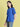 Women Royal Blue Oversized T-Shirt