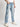 Men Relaxed Light Fade Denim Cargo Jeans