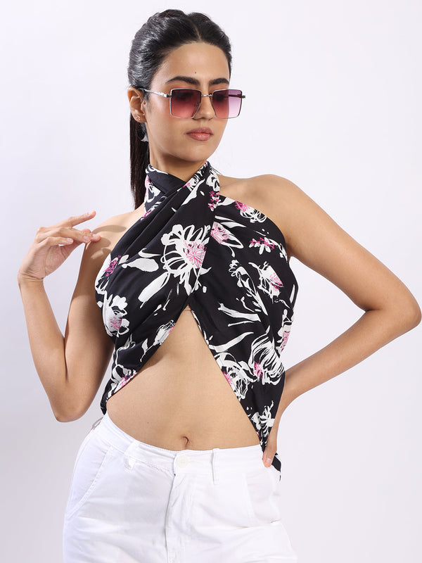 Women Handkerchief style Mutipurpose Top