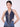 Women Blue Denim Crop top with Tie up Detail