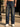 Men Straight Heavy Washed Tinted Jeans