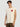 Men Cream coloured Sleeveless Oversized T Shirt with embroidery badge