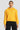 Women Mustard Relax Fit Kangroo Pocket Graphic Printed Hoodie
