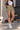 Womens Relaxed Beige Shorts