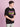 Men Black Graphic Print Oversized T-Shirt