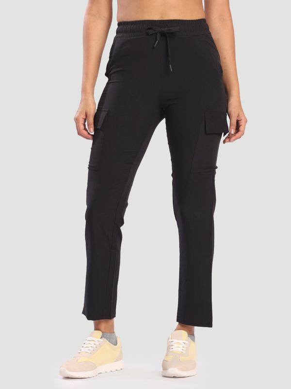 Women lightweight Cargo Trouser with Elasticated waistband