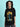 Women Oversize Fit Black Pub Fiction Puff Print T-Shirt