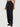 Women Black Straight Fit  Cargos Trousers with Side detachble Loop hanging
