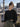 Women Solid Black Cropped Oversize Sweatshirt