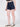 Women Dark Blue Regular Fit Denim Short