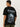 Men Black Graphic Oversized T Shirt