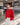 Women Red Solid Cropped Length Oversized Sweatshirt