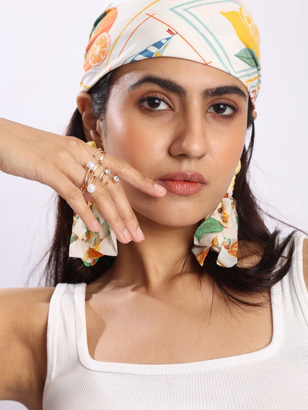 Women Handkerchief style Mutipurpose Top